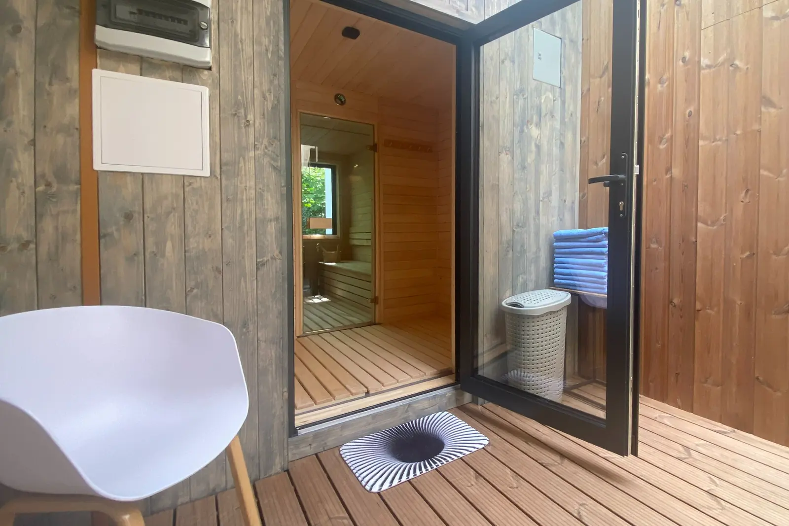 Private sauna at Chalet Green Park